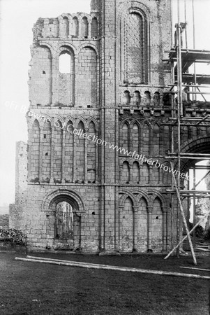 CLUNIDE PRIORY W.FACADE OF N.AISLE